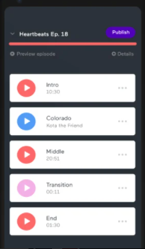 screenshot of Anchor