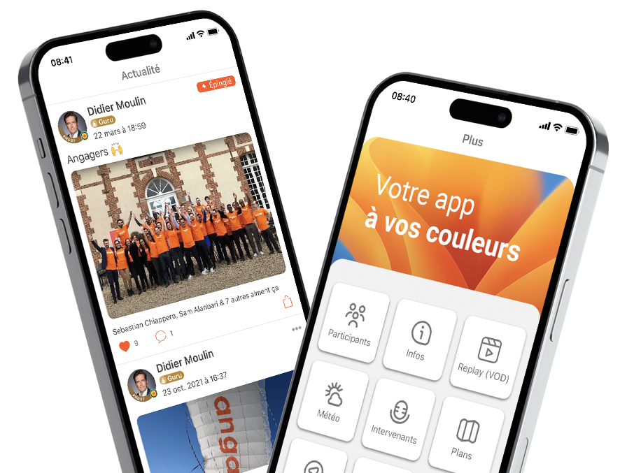 screenshot of Angage
