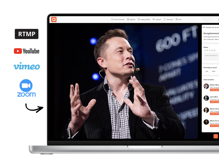 screenshot of Angage