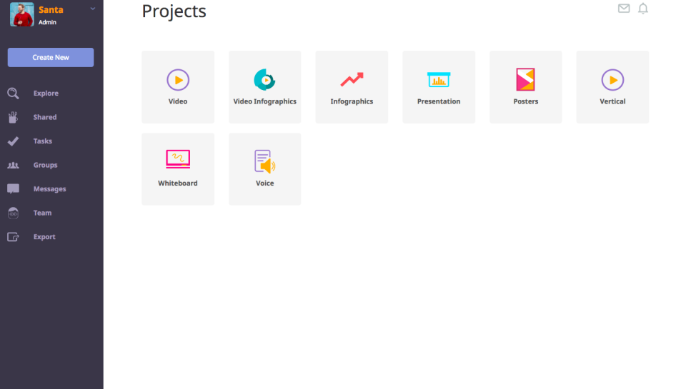 screenshot of Animaker