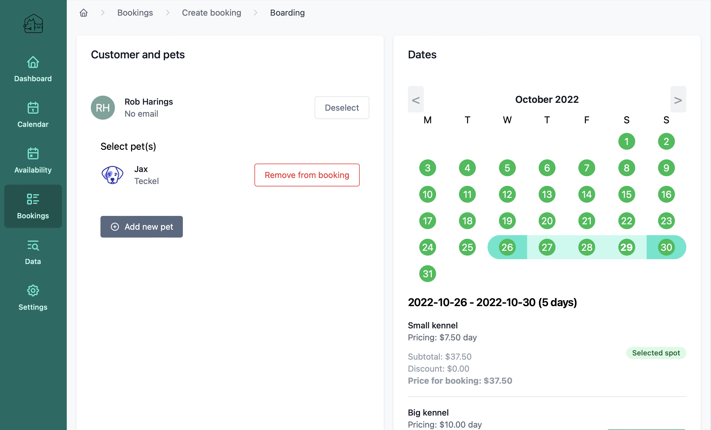 screenshot of Animalo