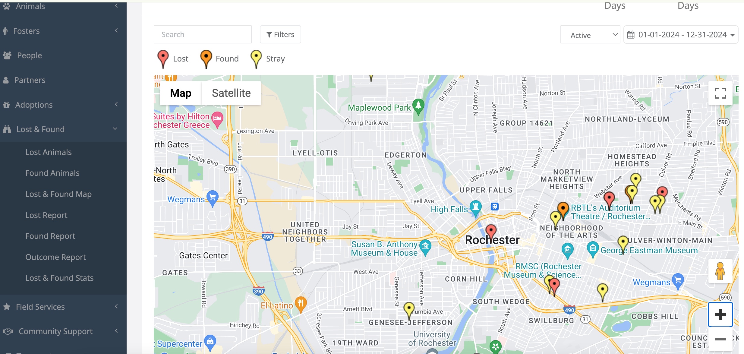 screenshot of AnimalsFirst