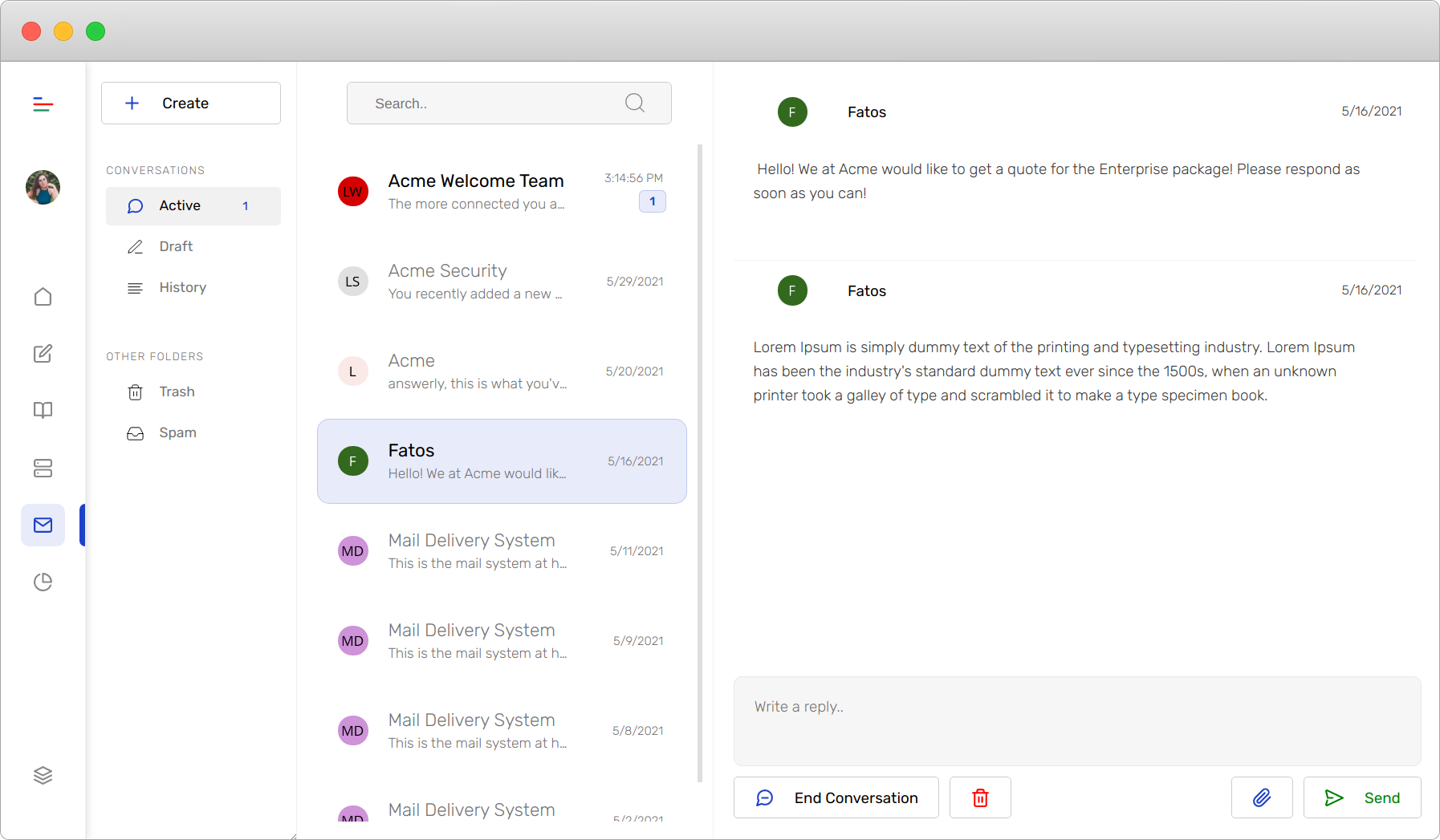 screenshot of Answerly
