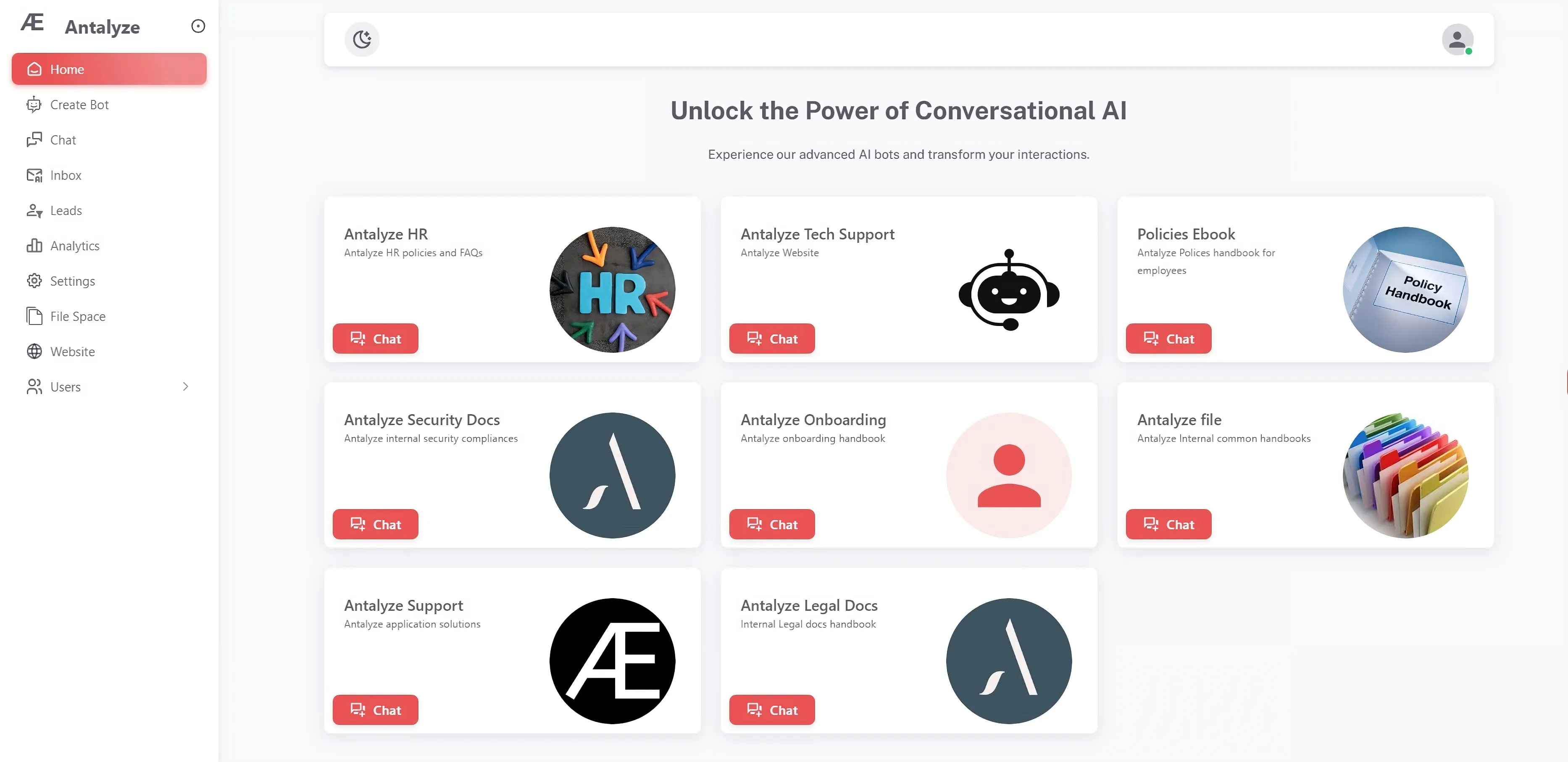 screenshot of Antalyze