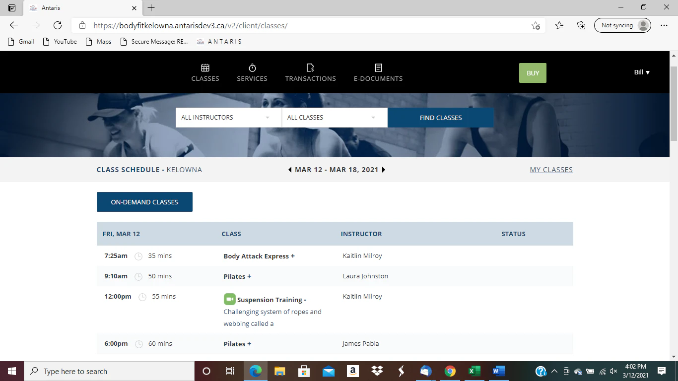 screenshot of Antaris