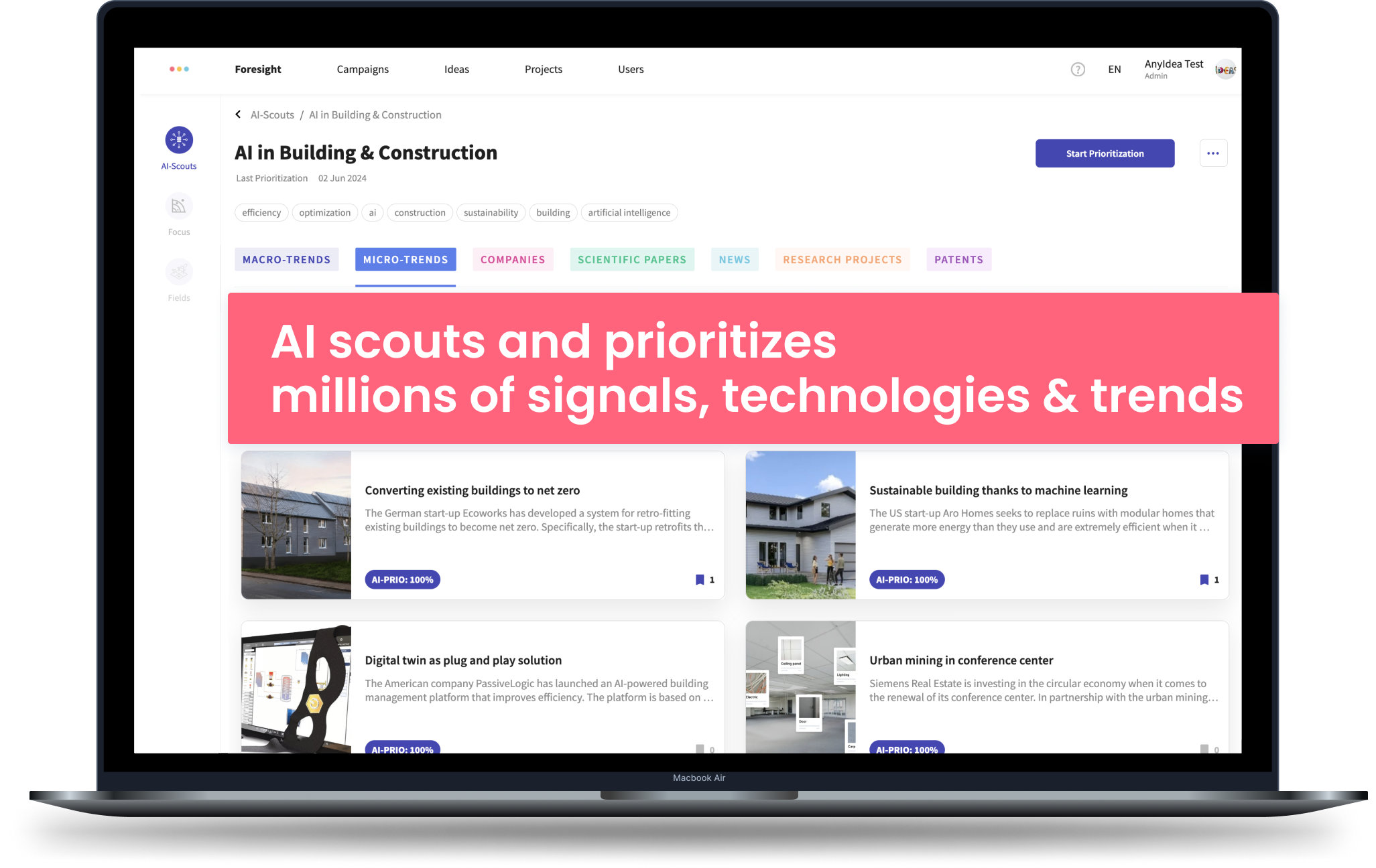 screenshot of AnyIdea