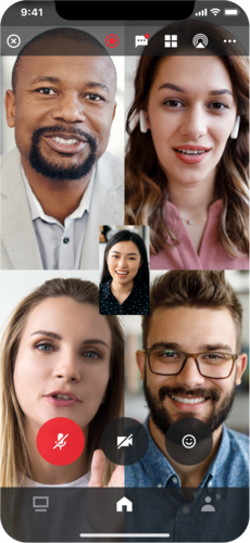 screenshot of AnyMeeting