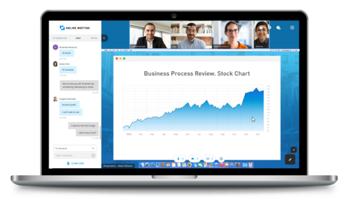 screenshot of AnyMeeting
