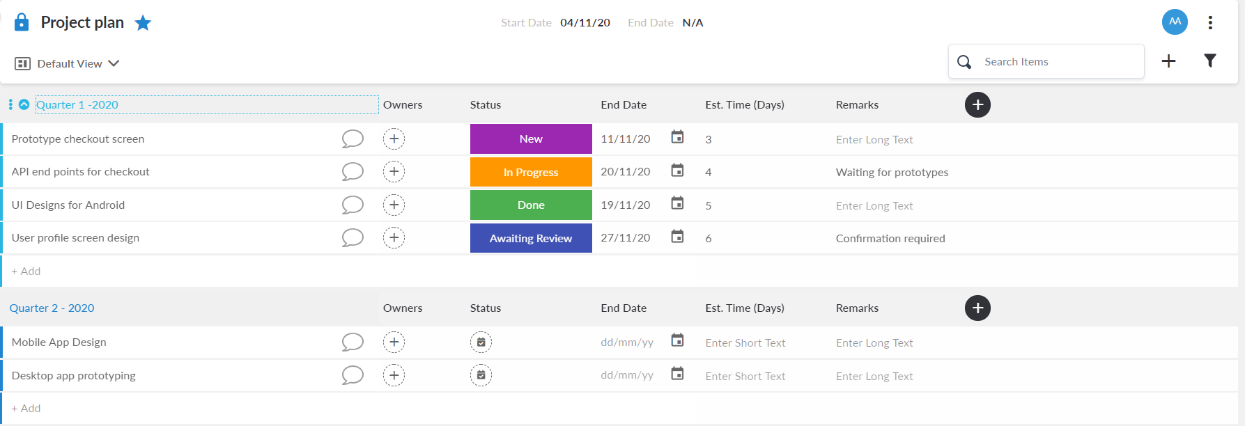 screenshot of Anywhere
