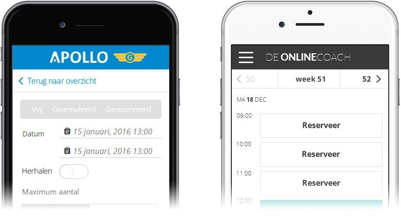 screenshot of Apollo.coach