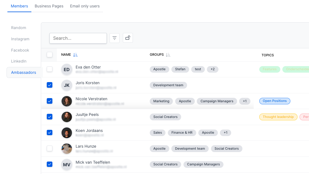 screenshot of Apostle
