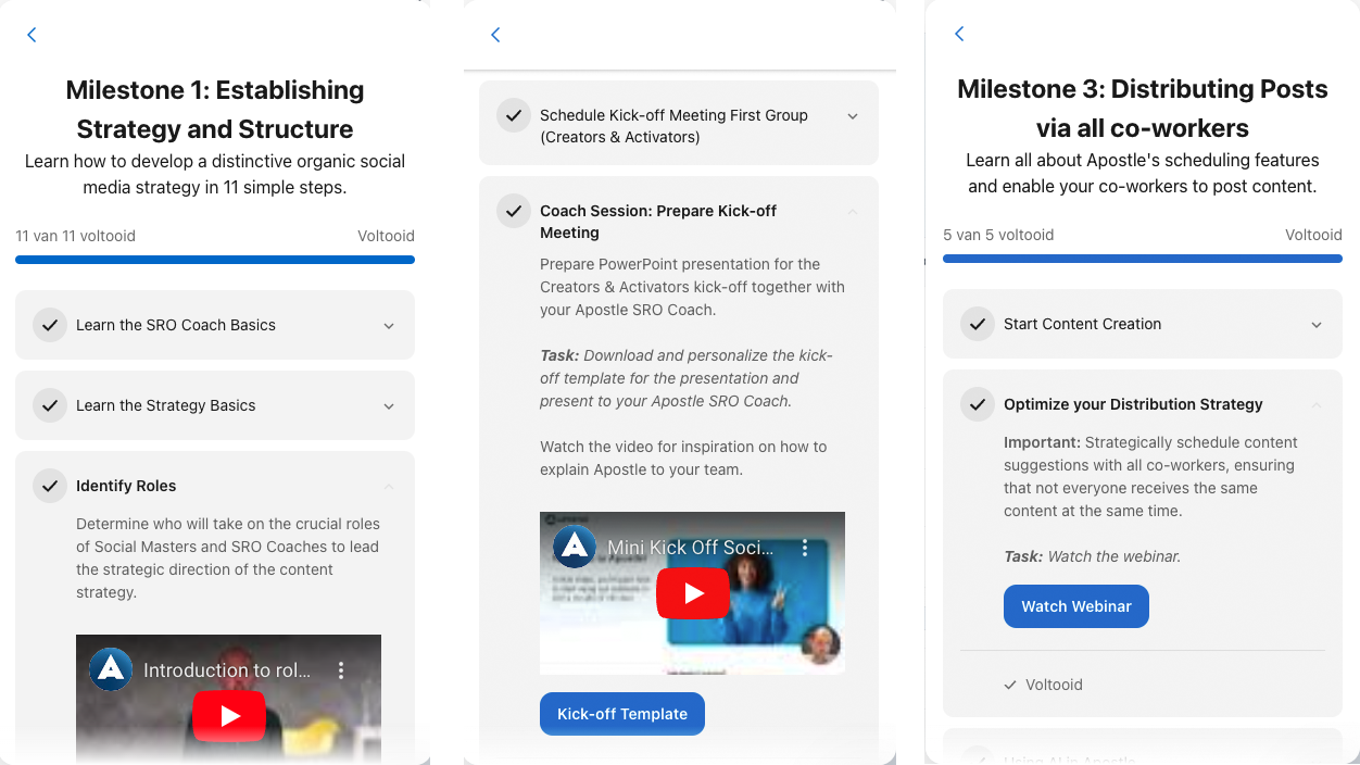 screenshot of Apostle