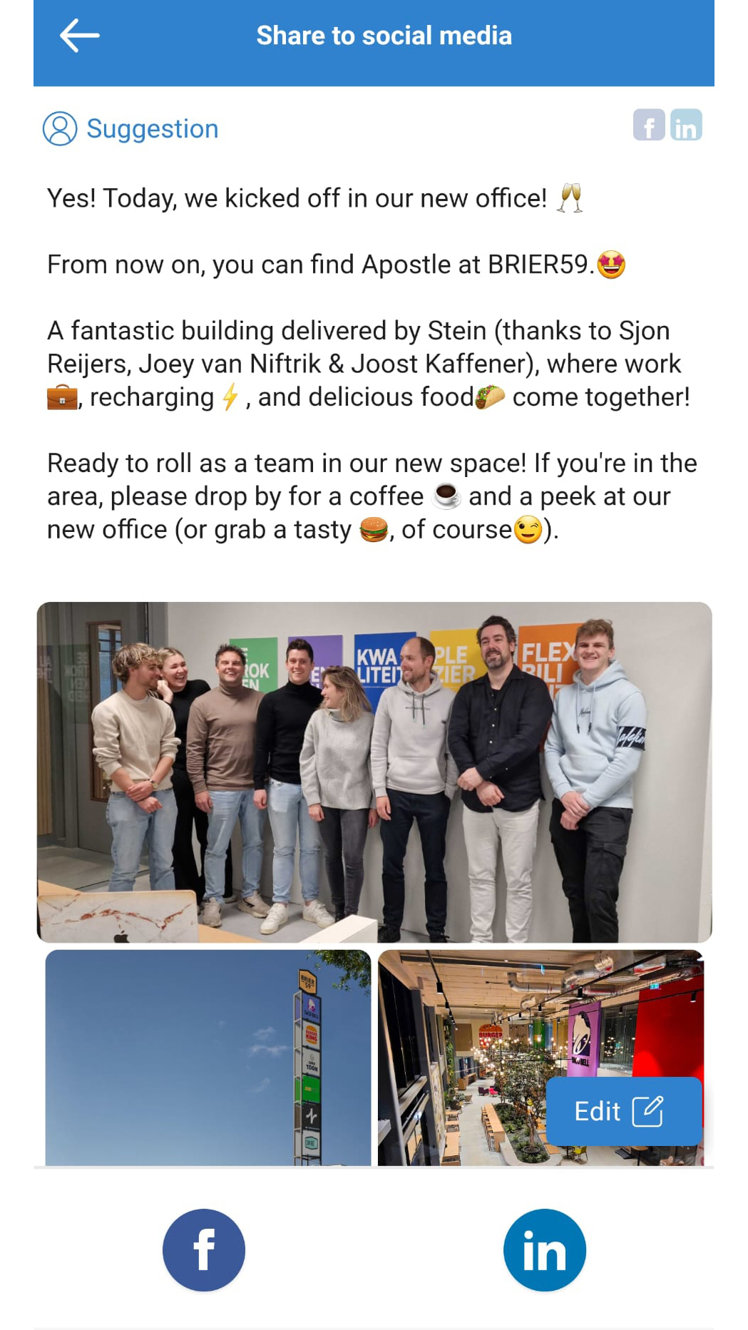 screenshot of Apostle