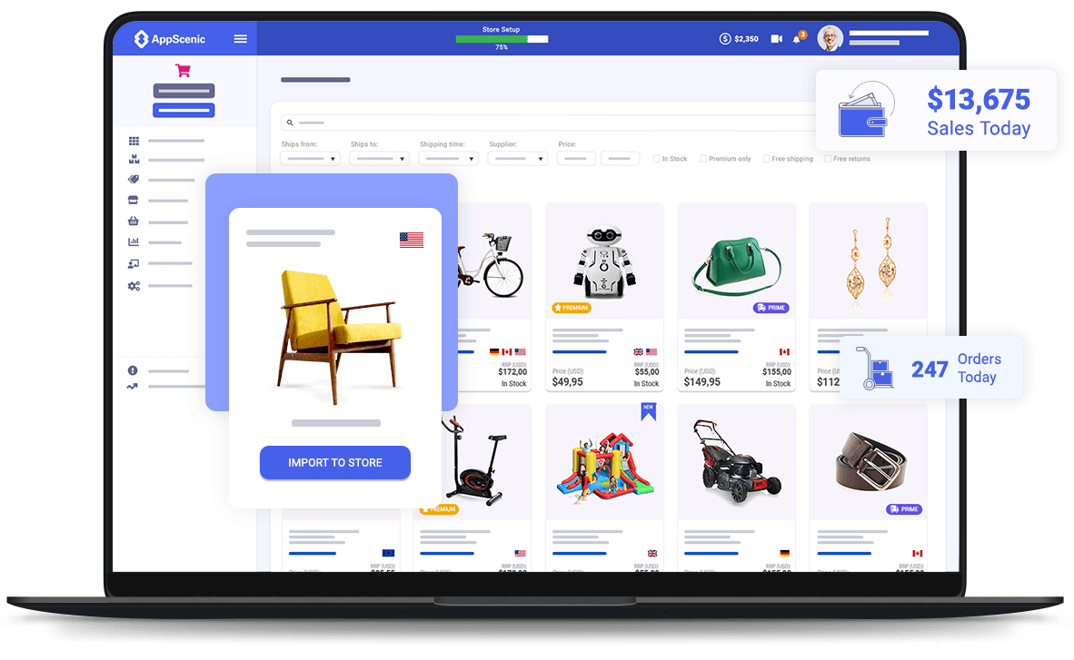 screenshot of AppScenic