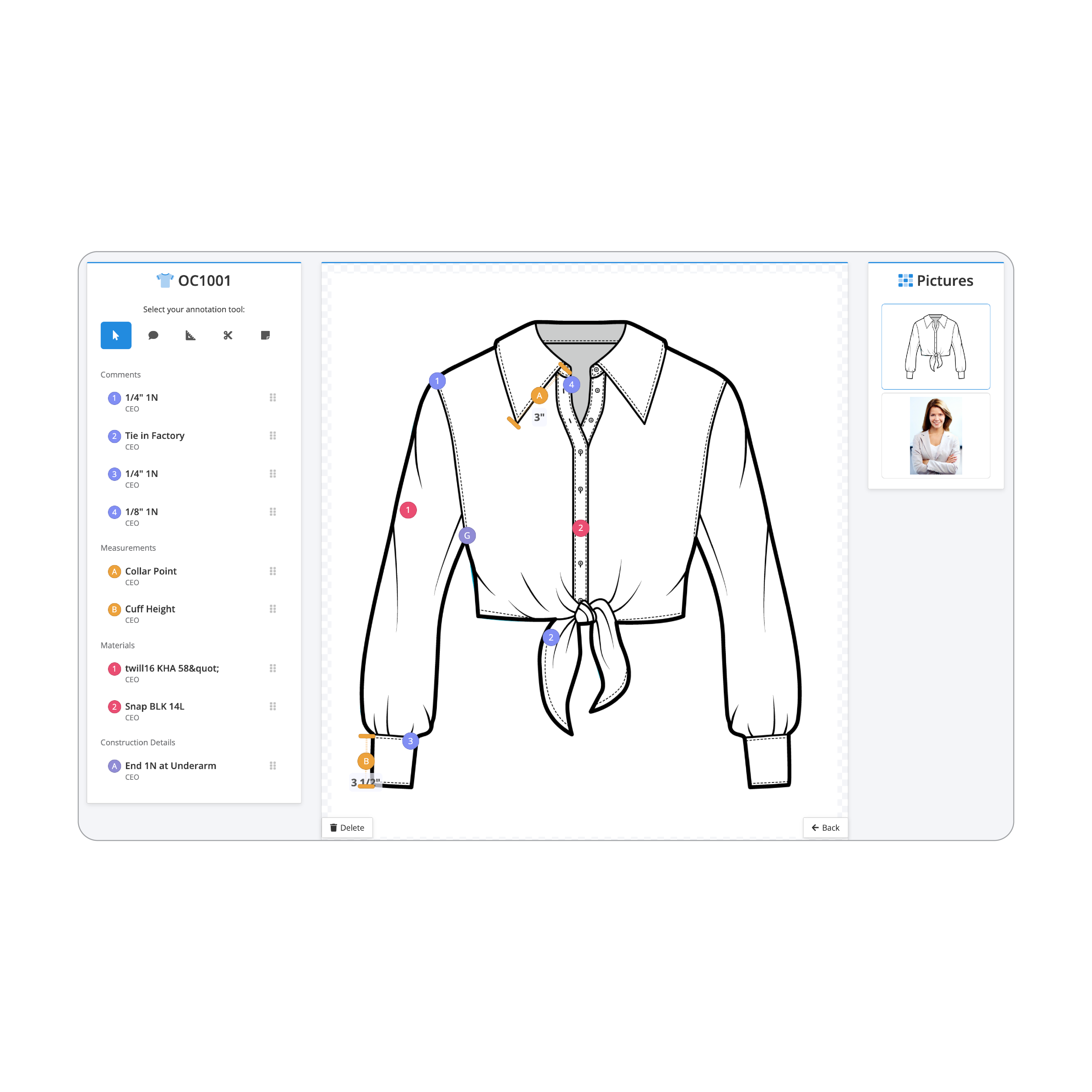 screenshot of ApparelMagic