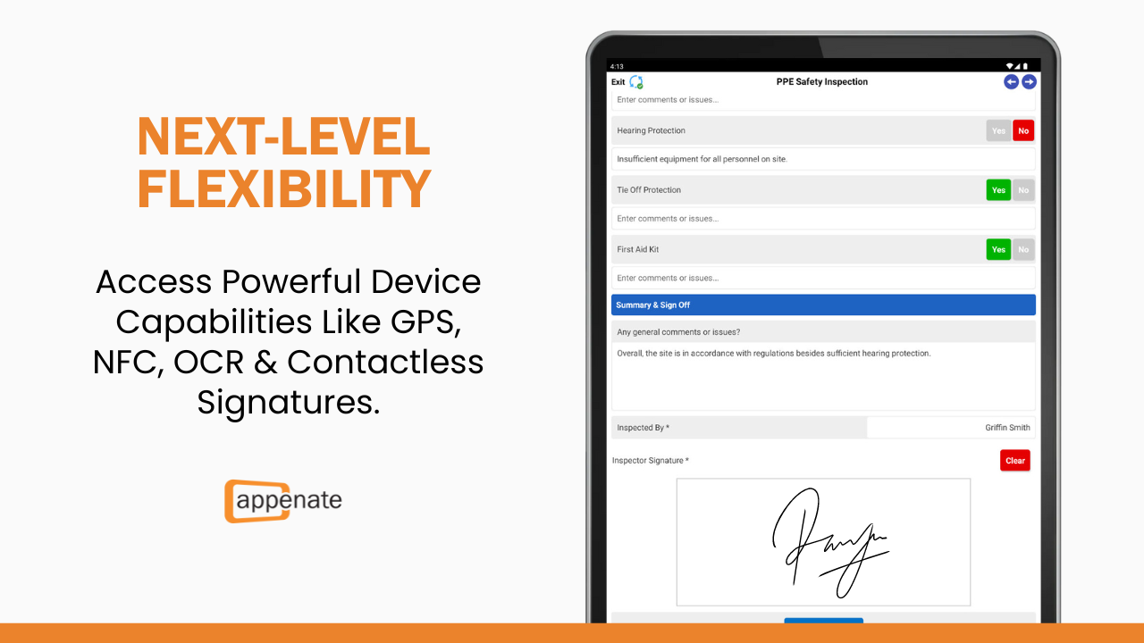 screenshot of Appenate