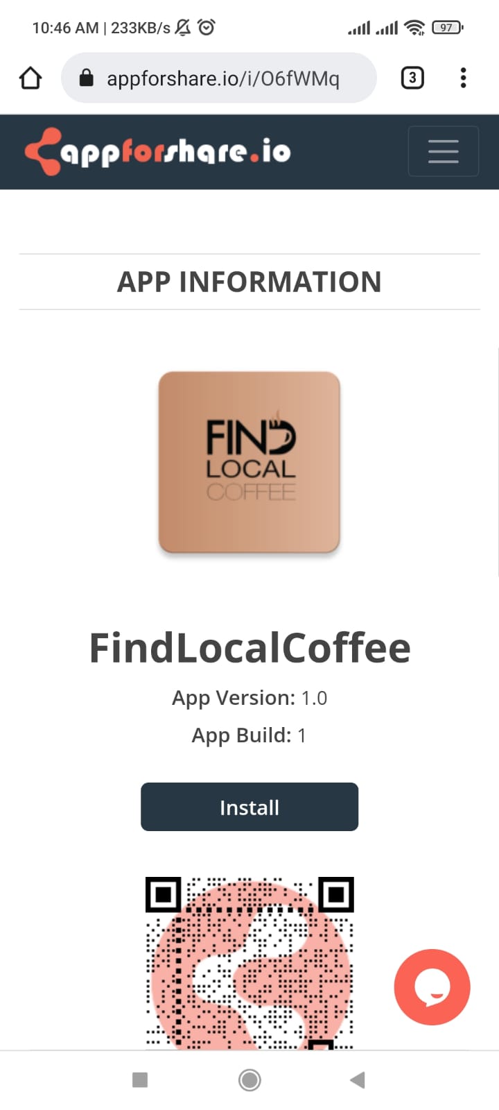 screenshot of Appforshare.io