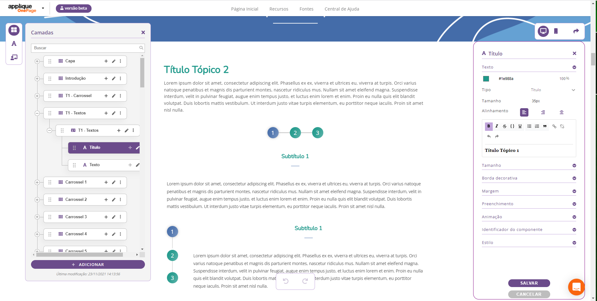 screenshot of Applique