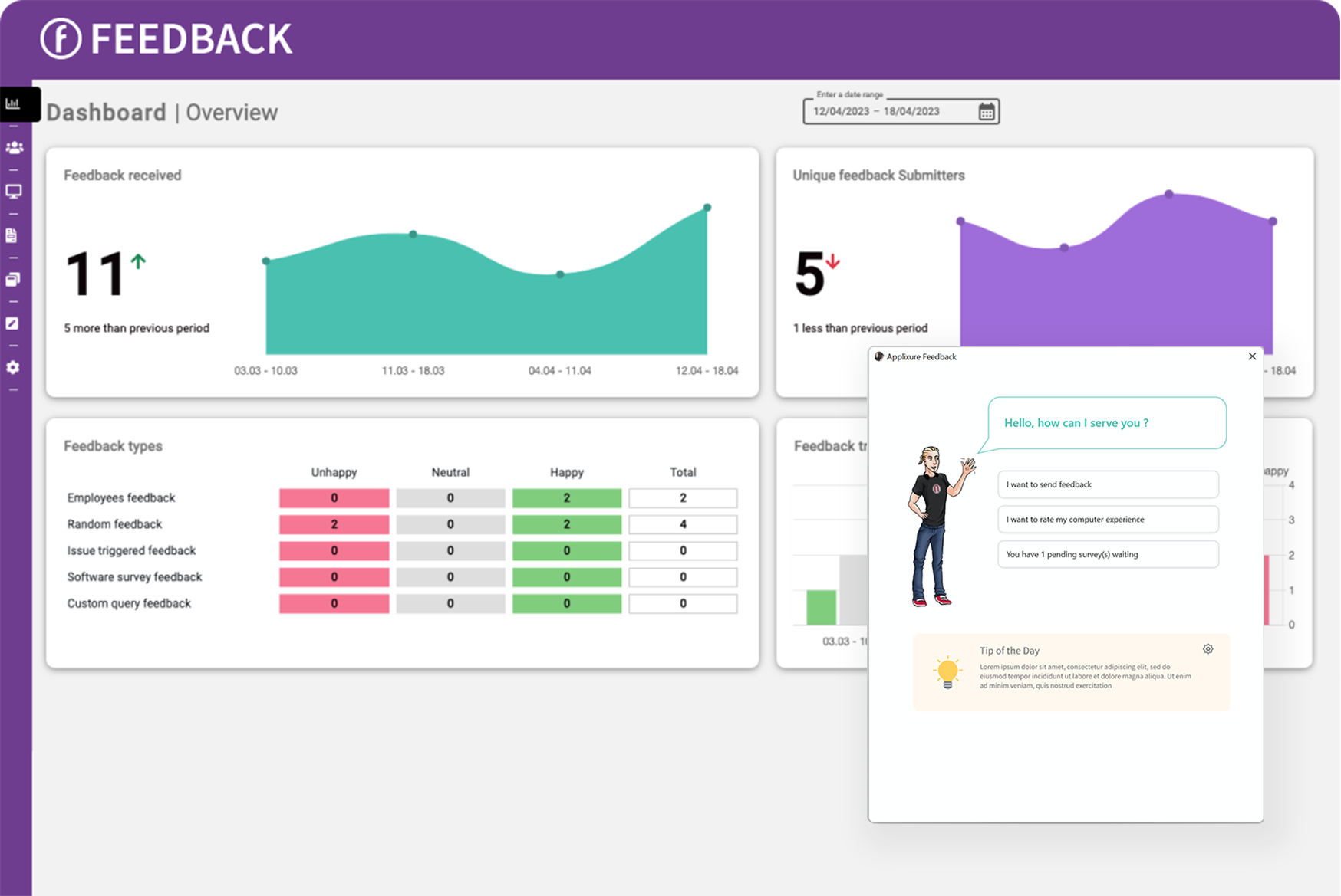 screenshot of Applixure