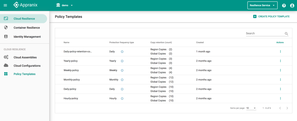 screenshot of Appranix