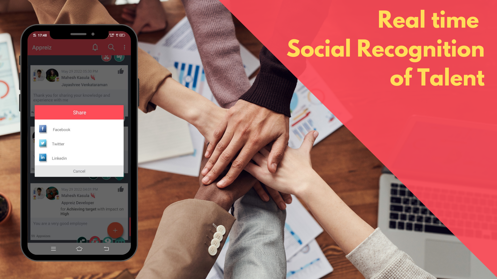 screenshot of Appreiz