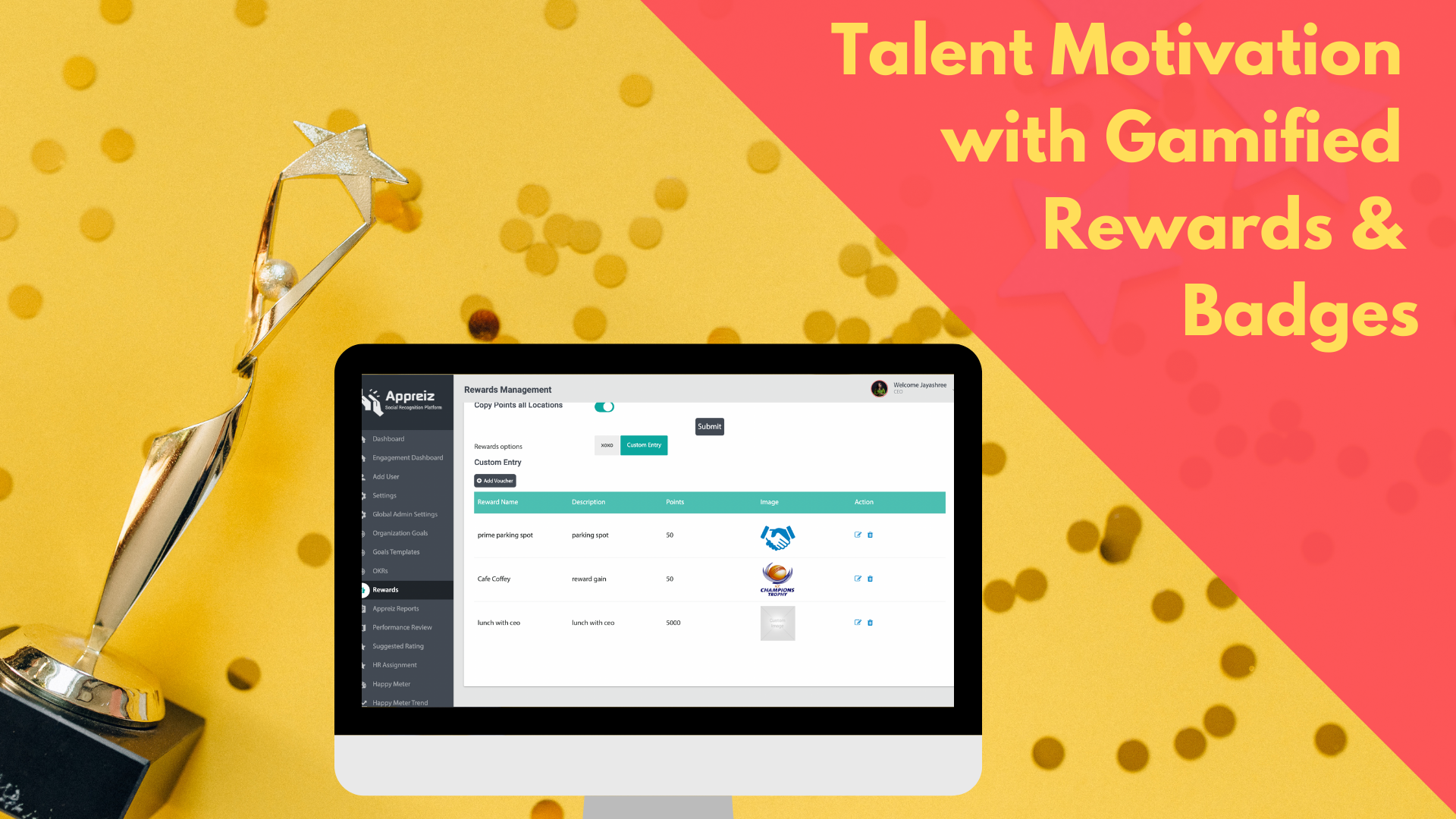 screenshot of Appreiz