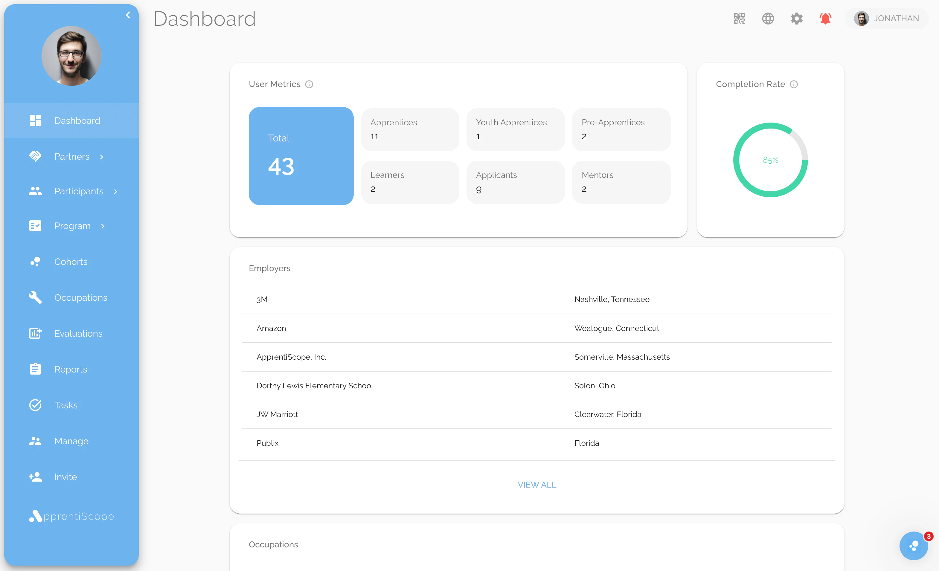 screenshot of ApprentiScope