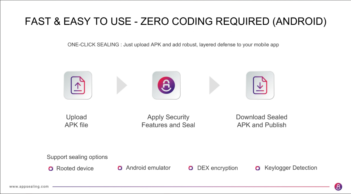 screenshot of Appsealing