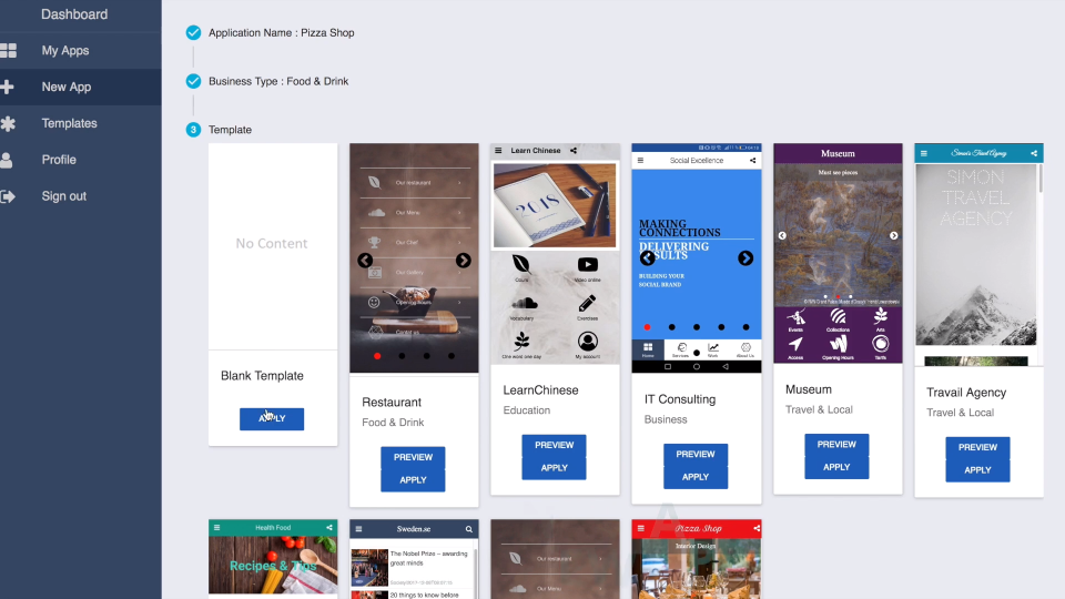 screenshot of Appstylo