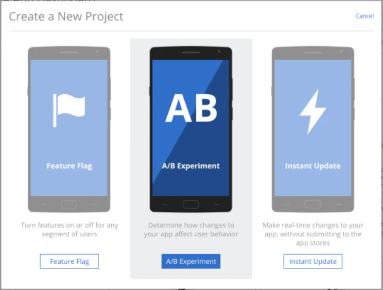 screenshot of Apptimize