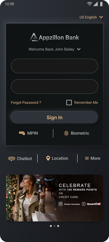 screenshot of Appzillon