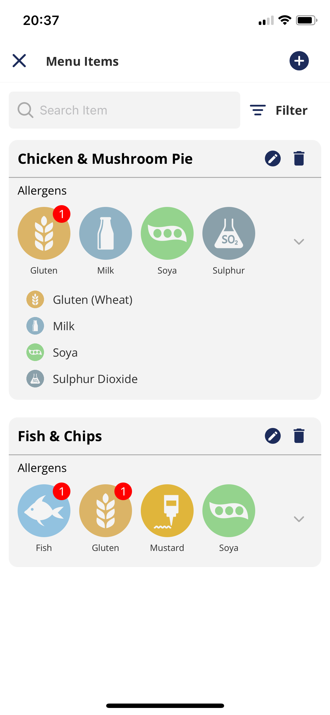 screenshot of Aquaint