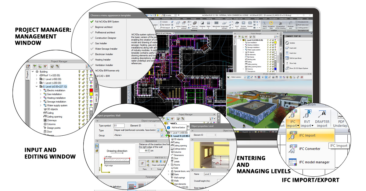 screenshot of ArCADia-ARCHITECTURE