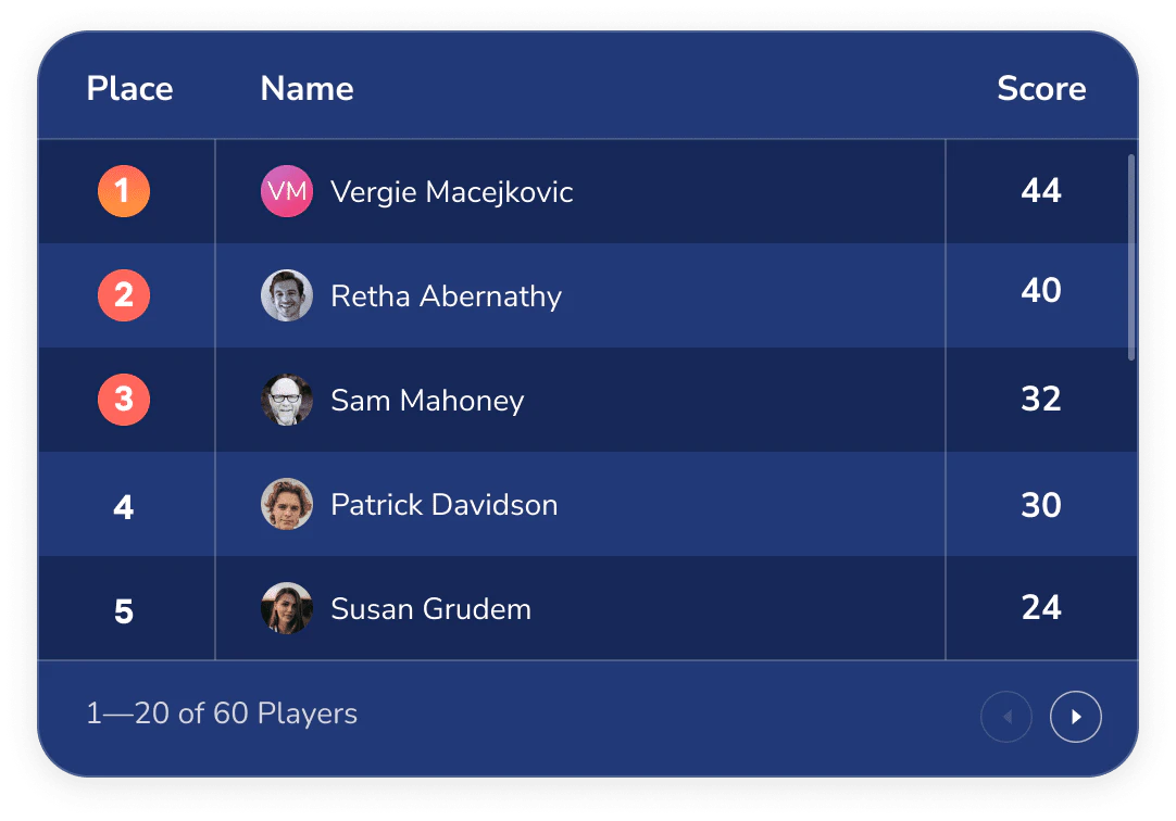 screenshot of Arcade