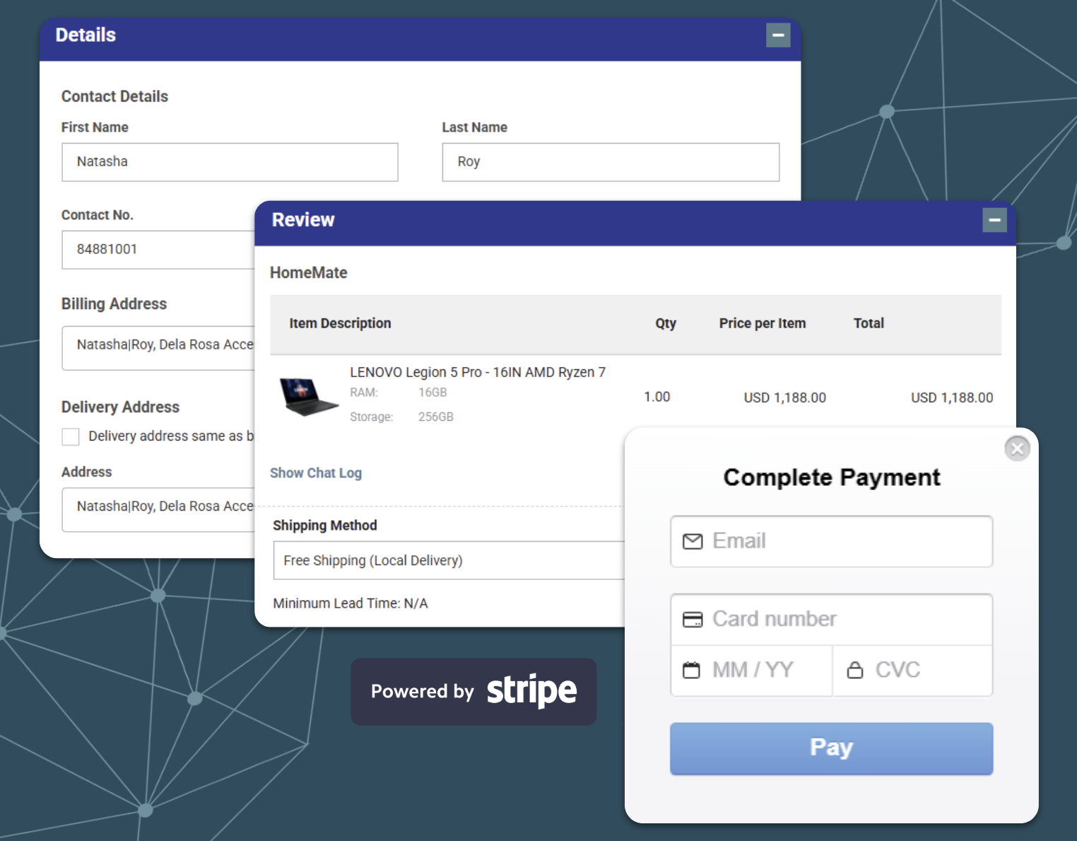 screenshot of Arcadier