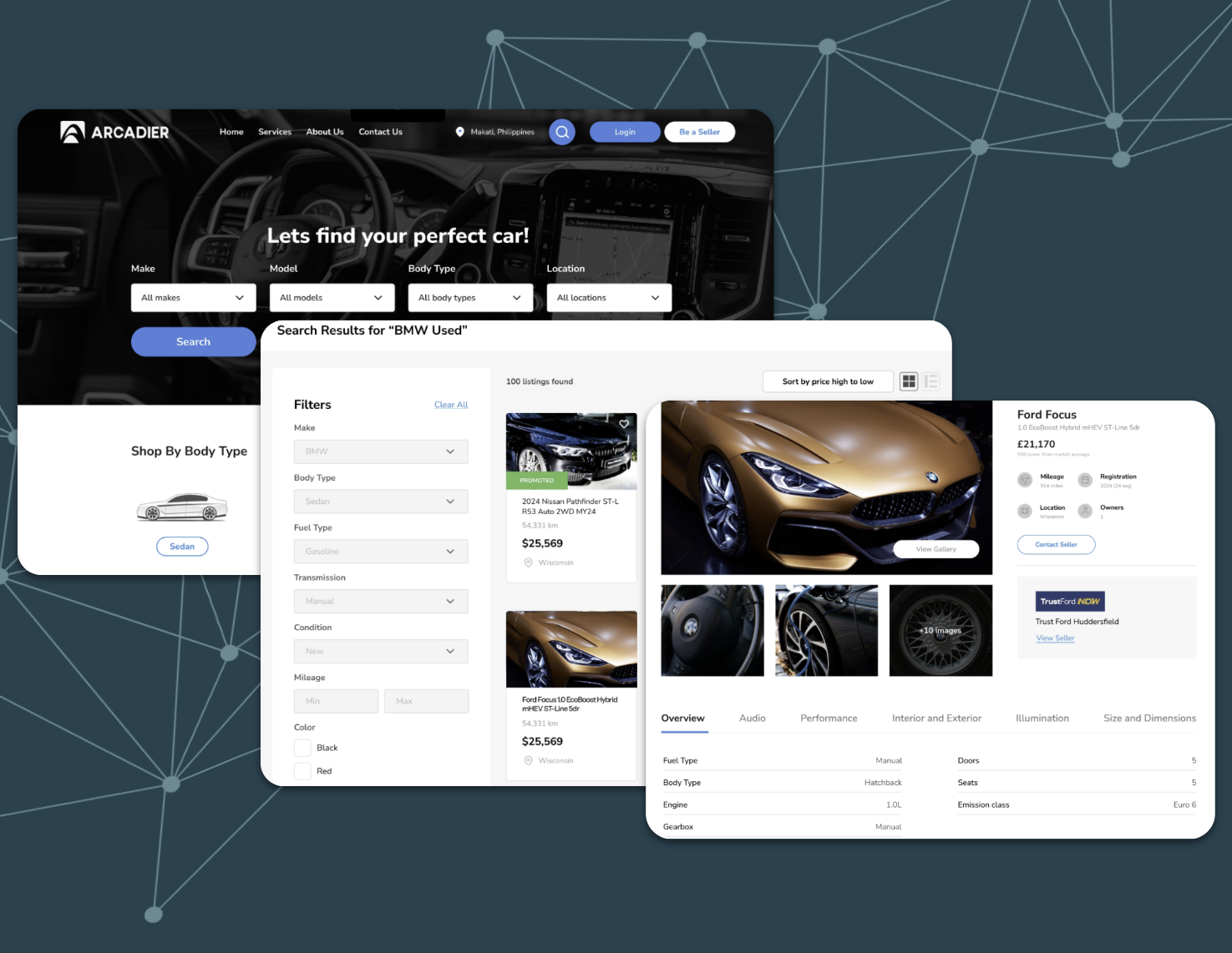 screenshot of Arcadier