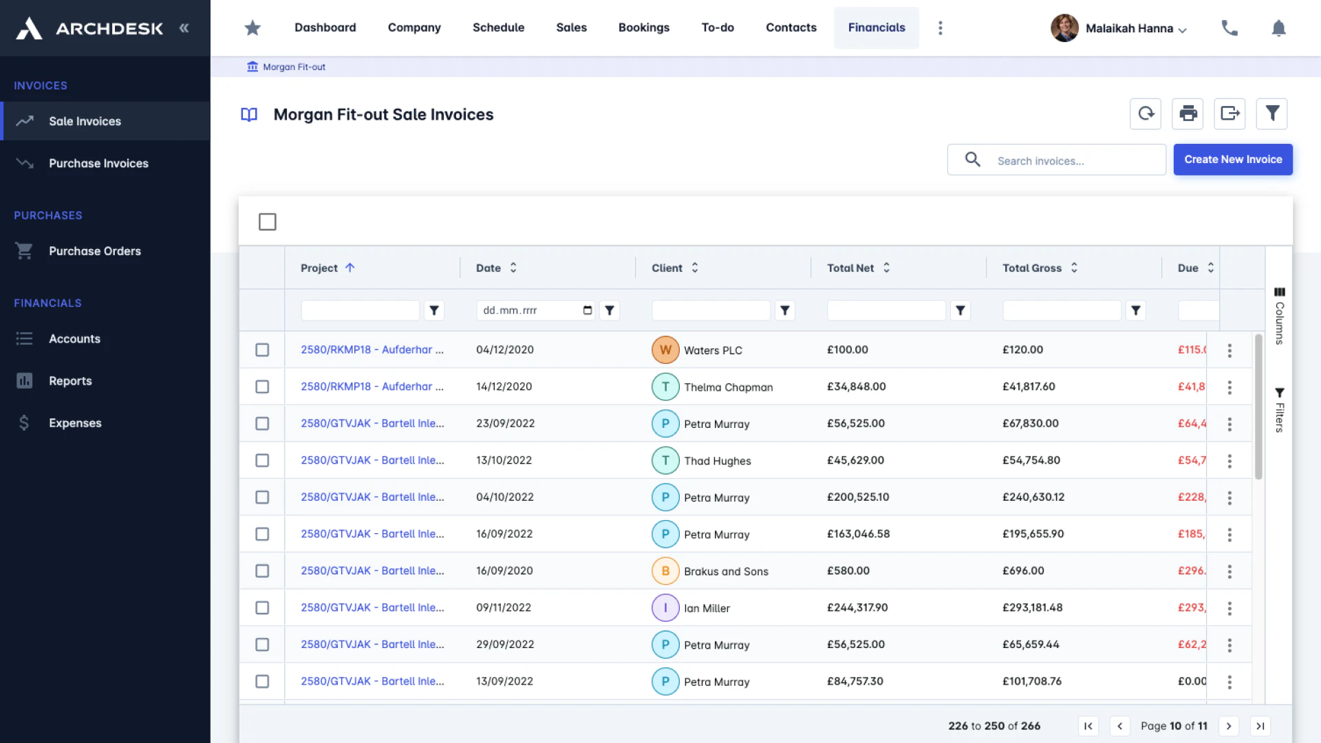 screenshot of Archdesk