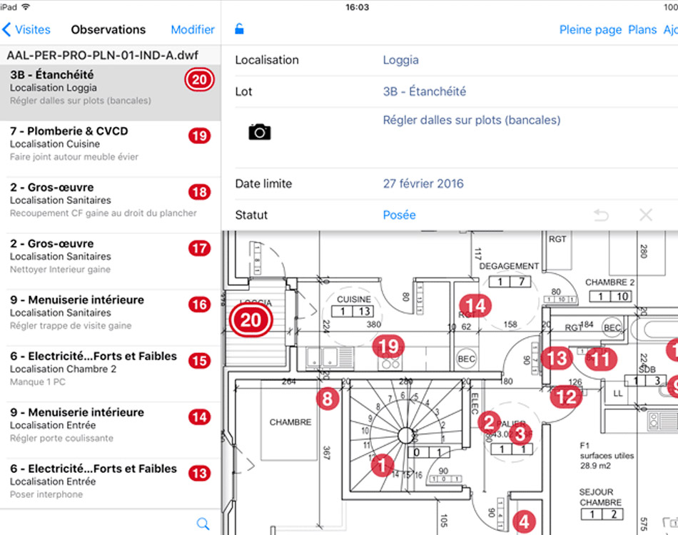 screenshot of Archipad