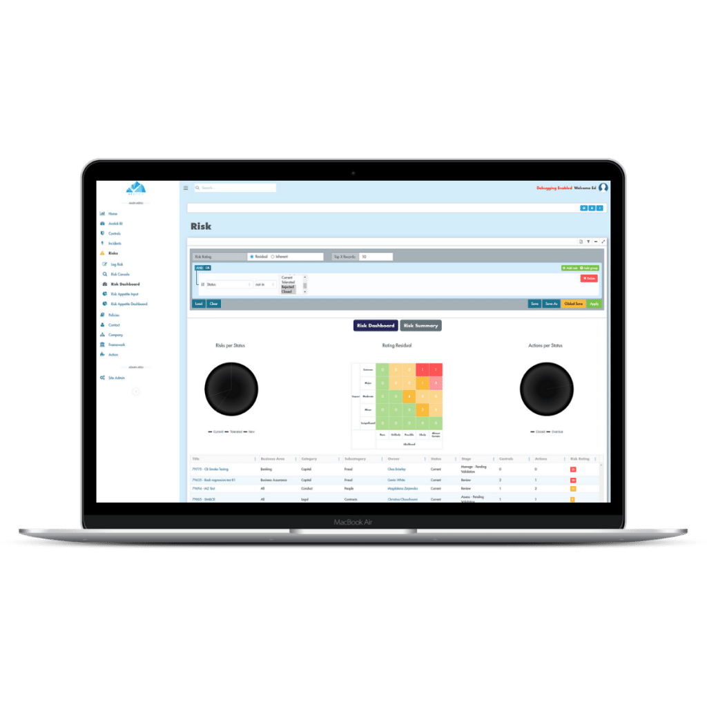 screenshot of Arctick