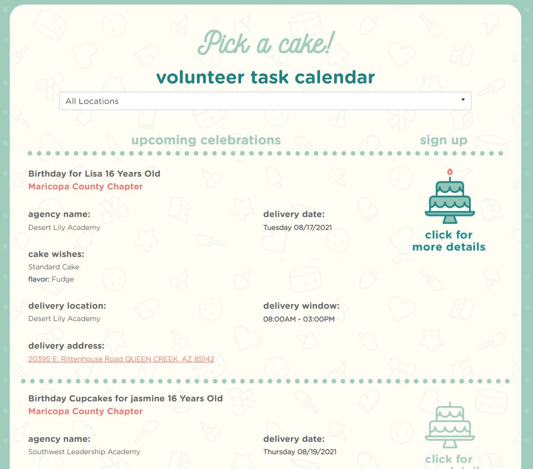 screenshot of Argenta