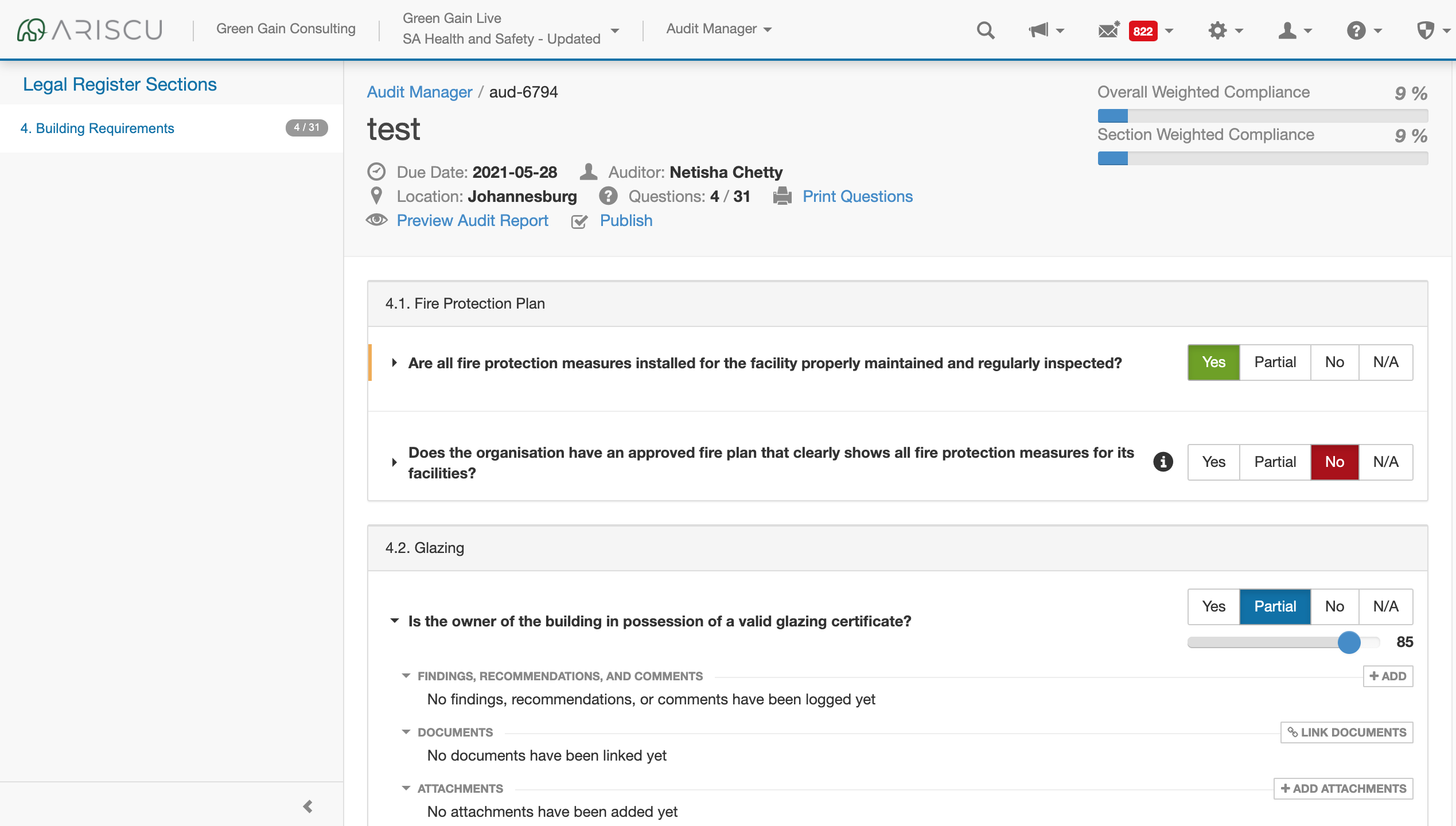 screenshot of Ariscu