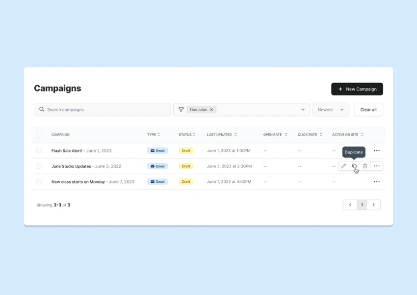 screenshot of Arketa