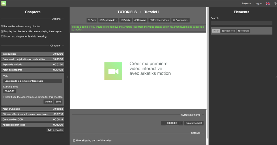 screenshot of Arketiks