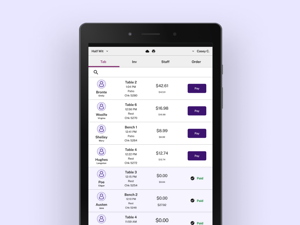 screenshot of Arryved