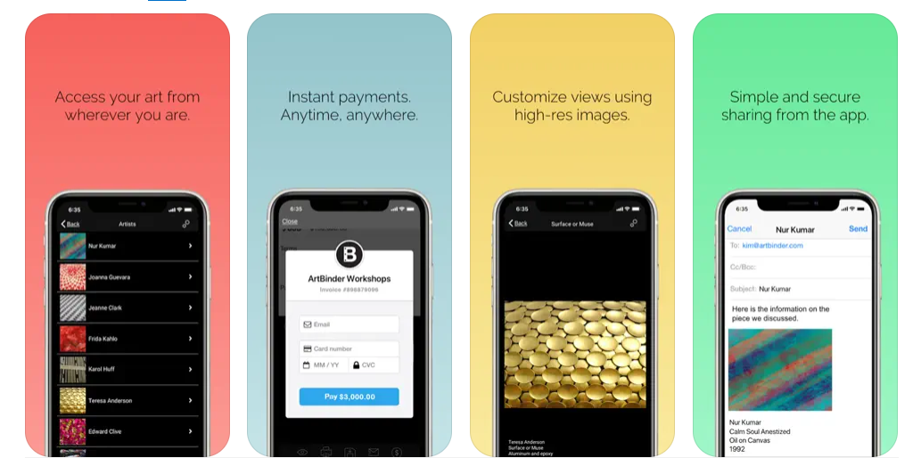 screenshot of ArtBinder