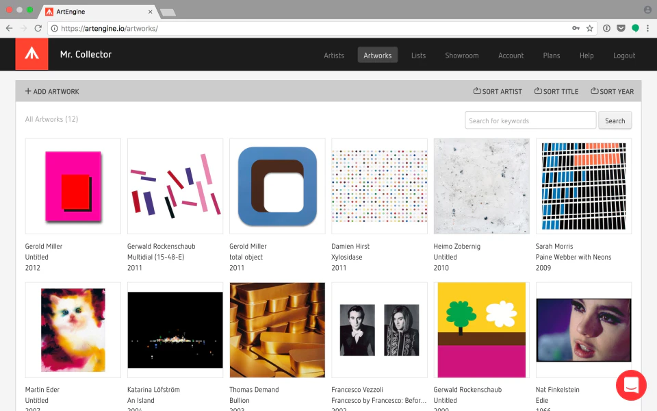 screenshot of ArtEngine