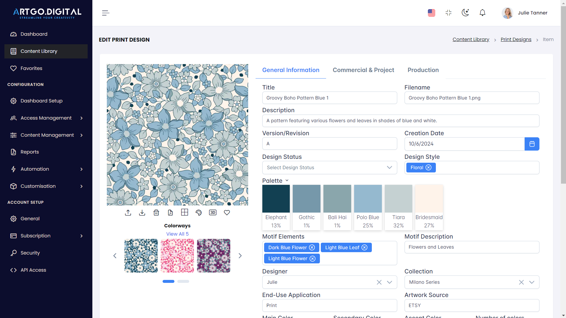 screenshot of ArtGo.Digital