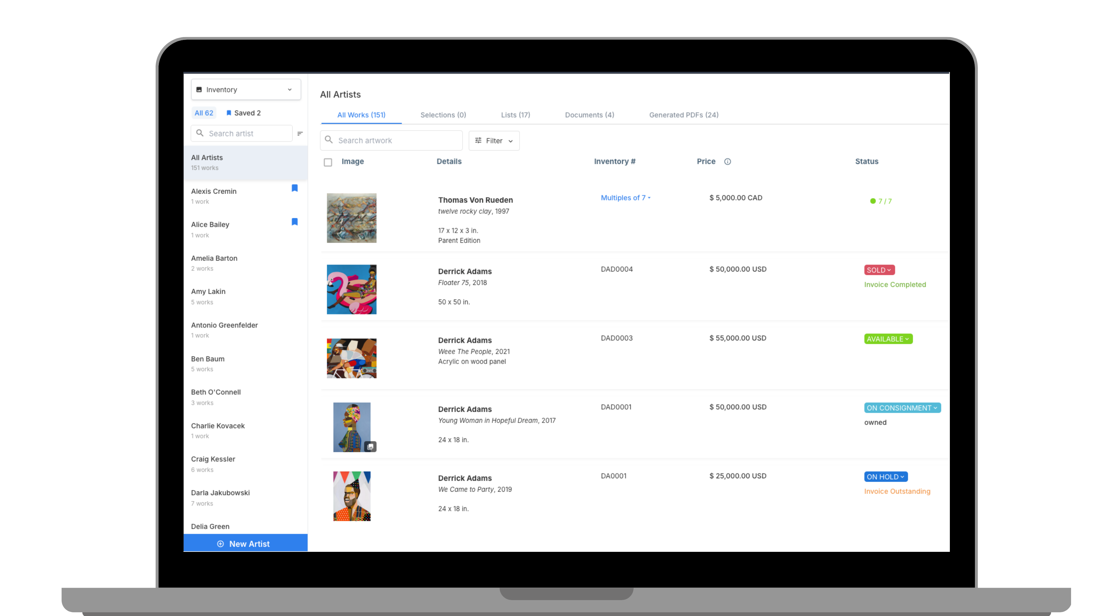 screenshot of Arternal