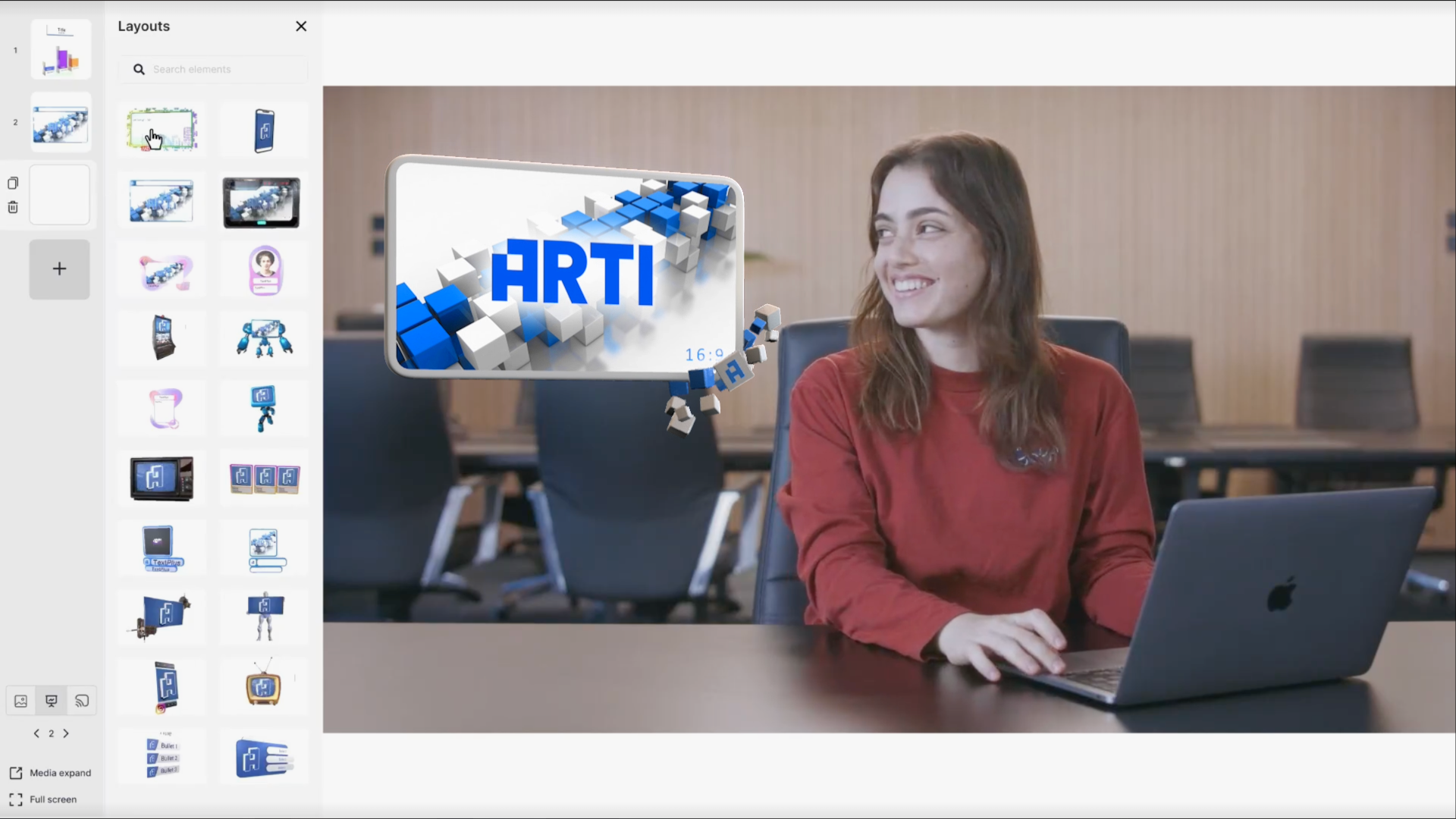 screenshot of Arti