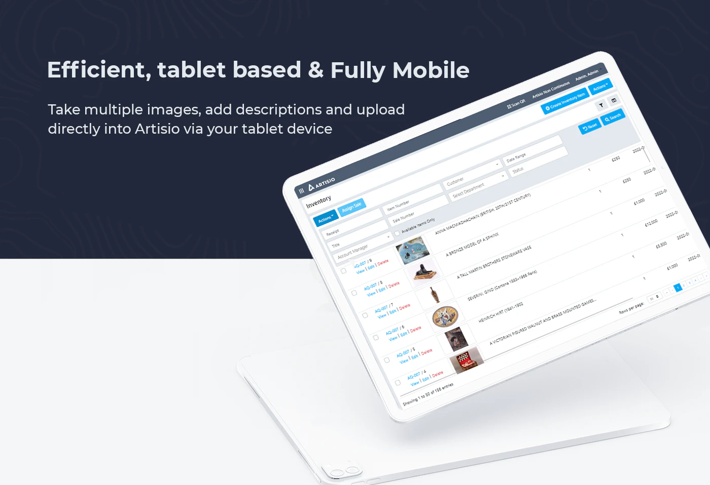 screenshot of Artisio